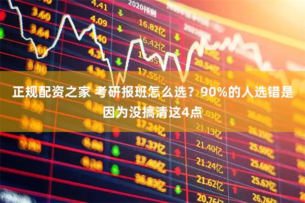 正规配资之家 考研报班怎么选？90%的人选错是因为没搞清这4点